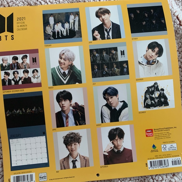 Bts 2021 calendar - Picture 2 of 7